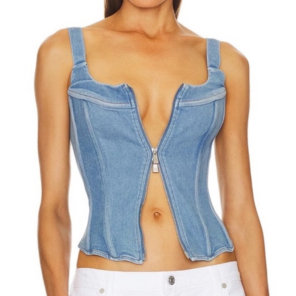 EB Denim rainy corset shoreline